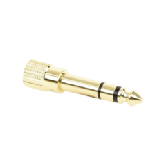 UGREEN Adaptador (Convertidor) de Audio 3.5mm Hembra a 6.5mm Macho / Plug & Play / Superficie de Rosca Antideslizante / Calidad de sonido sin pérdidas 20503