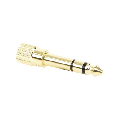 UGREEN Adaptador (Convertidor) de Audio 3.5mm Hembra a 6.5mm Macho / Plug & Play / Superficie de Rosca Antideslizante / Calidad de sonido sin pérdidas 20503