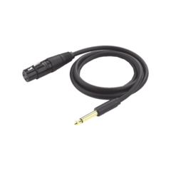 UGREEN Cable para Micrófono Plug 6.35 mm (1/4 Inch) Macho a XLR Canon Hembra / Núcleo de Cobre / 5 Metros / Alta Calidad / Color Negro 20721