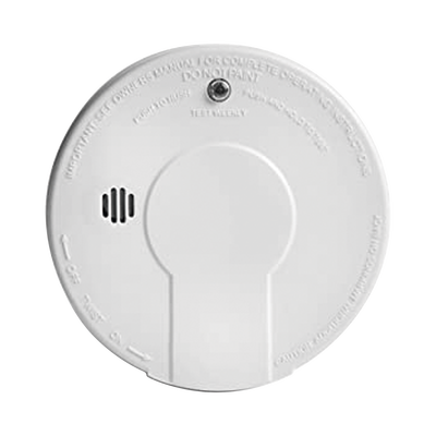 KIDDE Paquete con 6 Piezas │ Detector Autónomo de Humo │ Sensor Iónico / se Alimenta a 120 VCA │ Batería de Respaldo Incluida │ Botón para Prueba y Silencio I12040