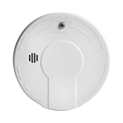 KIDDE Detector Autónomo de Humo │ Sensor Iónico / se Alimenta a 120 Vca │ Batería de Respaldo Incluida │ Botón para Prueba y Silencio I12040-1