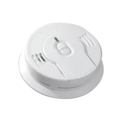 KIDDE Paquete con 6 │ Detector Autónomo de Humo │ Sensor Iónico │ Incluye Batería de Litio Sellada no Reemplazable │ Hasta 10 Años de Duración │ Botón para Prueba y Silencio │ I9010