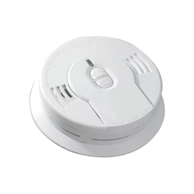 KIDDE Paquete con 6 │ Detector Autónomo de Humo │ Sensor Iónico │ Incluye Batería de Litio Sellada no Reemplazable │ Hasta 10 Años de Duración │ Botón para Prueba y Silencio │ I9010