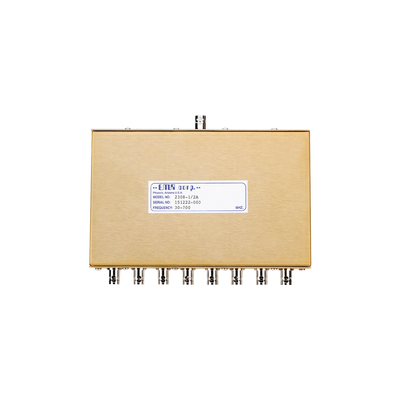 EMR CORPORATION Divisor de Potencia EMR de 8 Vías, 30-700 MHz, 0.5 Watt, Conectores BNC Hembra. MOD: 2308-1/2A