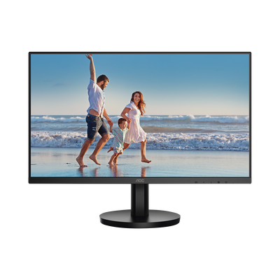 AOC Monitor LED de 27" VESA, Resolución 1920 x 1080 Pixeles, Entradas de Video VGA / HDMI. Panel IPS LCD Backlight LED. Ultra Delgado 27B3HM