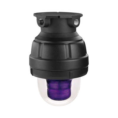 FEDERAL SIGNAL INDUSTRIAL Luz de advertencia LED a prueba de explosion, color magenta MOD: 27XL024MMOD