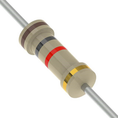 SYSCOM Resistencia de Potencia en Oxido de Metal, 1 K Ohm, 1 Watt, 5% ROHS Comp., 3.5 x 10 mm. MOD: 281-1.0K-RC