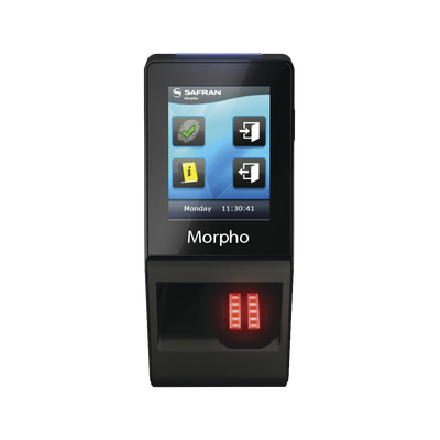 IDEMIA (MORPHO) Lector de Huellas Serie Sigma lite + (plus) con lector iClass PoE, IP65, aprobado por FBI 293-673-644