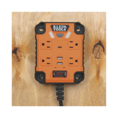 KLEIN TOOLS Multicontacto Powerbox 1, con 4 Salidas 120 Vca, 2 USB-A / 1 USB-C, Luces LED Integradas y Soporte Magnético 29601 - buy online
