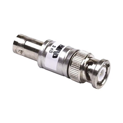 BIRD TECHNOLOGIES Atenuador en Línea de 3 dB, 2 Watt Máx., CD-4 GHz, Conectores BNC Macho-Hembra. MOD: 2AMFB-03