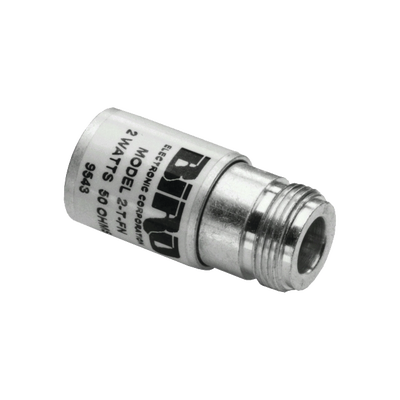 BIRD TECHNOLOGIES Carga Fantasma Coaxial, 50 Ohm, DC-6 GHz, 2 Watt, Conector N Hembra. MOD: 2TFN