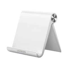 UGREEN Soporte para Telefono Celular & Tablet / Ajustable de 0° a 100° / Goma Antiarañazos / Antideslizante / Amplia Compatibilidad con dispositivos de 4'' a 7.9'' / Plegable / ABS / Color Blanco MOD: 30285 - comprar en línea