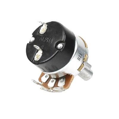 SYSCOM Potenciometro de 5 k Ohm con Switch Rotatorio. MOD: 31VM305