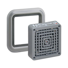 FEDERAL SIGNAL INDUSTRIAL Bocina Vibratone con placa de ajuste, UL y cUL, 24V, gris MOD: 350TR024