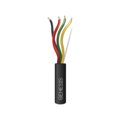 HONEYWELL HOME RESIDEO Bobina de cable de 305 m 4 conductores x 14 AWG de cable DIRECT BURIAL negro. 4154-1008
