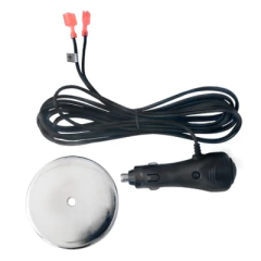 FEDERAL SIGNAL Kit de montaje magnético con cable de corriente y encendedor vehicular 448-410