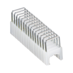 KLEIN TOOLS Paquete de 300 Grapas con Aislamiento, para Cables CAT3 y CAT5e, Cable de Altavoz y Cable de seguridad de hasta 1/4'' × 5/16'' (6 mm × 8 mm). 450-001