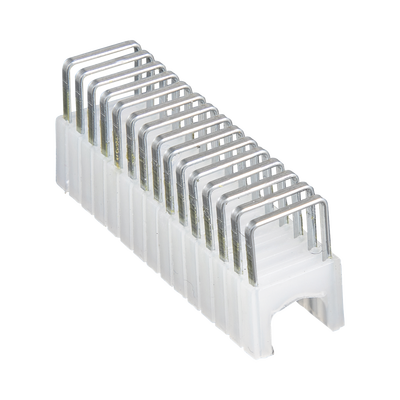 KLEIN TOOLS Paquete de 300 Grapas con Aislamiento, para Cables Coaxiales (RG59, RG6/6Q) y de Datos (CAT3/5e/CAT6/6A) de hasta 5/16'' × 5/16'' (8 mm × 8 mm) de tamaño. 450-002