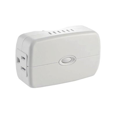 JASCO Plug-In Dimmer, señal inalambrica Z-WAVE; para Tomacorriente convencional, compatible con un HUB HC7,panel L5210, L7000, Total Connect y Alarm.Com 457-02