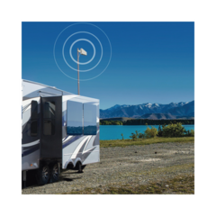 WILSONPRO / WEBOOST Kit de Amplificador de Señal Celular para Vehículo Recreacional u Oficina Móvil | 4G LTE 3G y 2G | 65 dB de Ganancia | Incluye Mástil Telescópico para Antena Exterior 471-203 - La Mejor Opcion by Creative Planet