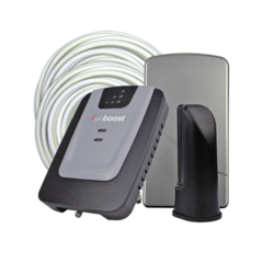 WilsonPRO / weBoost Kit repetidor Doble Banda para cobertura celular, especial para 3G (H+) y 2G (E), cubre áreas de hasta 150m²;. 60 dB de ganancia máxima. Bandas de frecuencia de 850MHz (Banda 5 o GSM850) y 1900MHz (Banda 2 o PCS1900). 473-105
