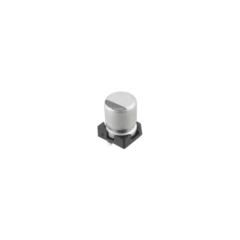SYSCOM Capacitor Electrolítico de Aluminio de 1uF, 50V, 20% tipo SMD. MOD: 493-3207-1-ND