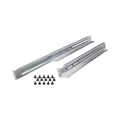 CYBERPOWER Kit de Rieles Para Racks de 4 Postes, Para UPS de 1 a 3 UR, Profundidad Ajustable, Soporte de Peso de 104.78 Kg MOD: 4POSTRAIL