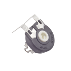 SYSCOM Potenciómetro de Carbón de 10 k Ohm, 0.25 Watt 15 mm Ajuste Vertical. MOD: 531-PT15D-10K-S