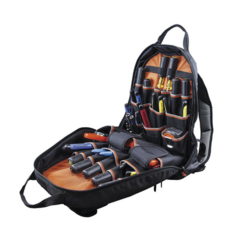 KLEIN TOOLS Mochila para Herramientas Tradesman Pro™ de 44.5 cm en Color Negro con 35 Bolsillos (No incluye herramientas). 55475 en internet