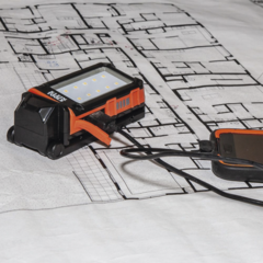 KLEIN TOOLS Lámpara de LED para Trabajo Personal, Recargable y Magnética (53 x 130 x 42 mm). 2 Potencias a elegir. Puede Cargar Smartphone 56-403 - tienda en línea