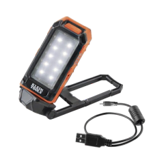 KLEIN TOOLS Lámpara de LED para Trabajo Personal, Recargable y Magnética (53 x 130 x 42 mm). 2 Potencias a elegir. Puede Cargar Smartphone 56-403