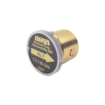 BIRD TECHNOLOGIES Elemento de 5 Watt en linea 7/8" para Wattmetro BIRD 43 en Rango de Frecuencia de 1700-1990 MHz. MOD: 5L1