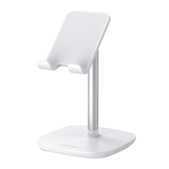 UGREEN Soporte para Telefono Celular & Tablet / Ajustable de 5° a 45° / Base Antideslizante / Proteccion de Silicona / ABS / Amplia Compatibilidad con dispositivos de 4'' a 7.9'' / Color Blanco 60343