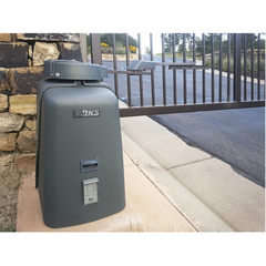 DKS DOORKING Motor para puerta abatible / 4.8 mts / 360 kgs / Uso Continuo /Energia solar / Batería de respaldo 6524-080 - buy online