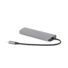 UGREEN HUB USB-C a HDMI 4K@30Hz / 3 Puertos USB 3.0 / Lector Tarjeta SD+TF (Uso Simultáneo) / Caja de Aluminio / 6 en 1 70410 - La Mejor Opcion by Creative Planet