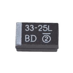 SYSCOM Capacitor Electrolítico de Tantalio SMD (2917) de 33 µFd, 25 Volt, para Amplificador PA3-1FE-RXRF. MOD: 718-1037-6-ND