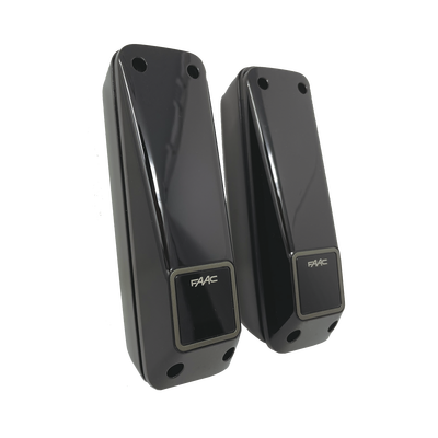 FAAC Fotocelda infrarroja XP20D (transmisor con receptor) / Alcance de hasta 20 metros / Uso en barreras y motores de acceso vehicular 785102