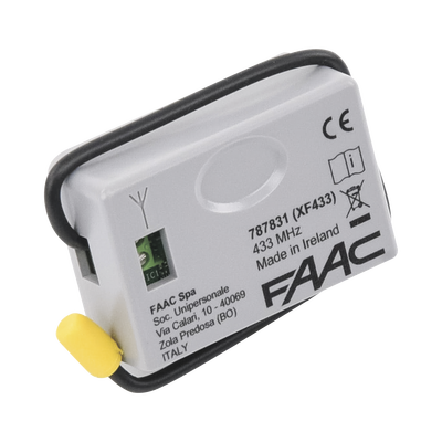 FAAC Receptor inalámbrico XF 433 para operador FAAC S418 787831