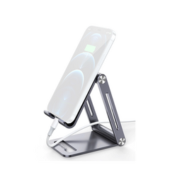 UGREEN Soporte para Teléfono Celular de Aluminio / Angulo Ajustable / Amplia Compatibilidad con dispositivos de 4.7'' a 7.9'' / Antideslizante / Antiarañazos / Plegable / Color Gris 80708 - buy online