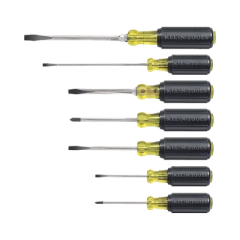 KLEIN TOOLS Juego de Desarmadores de Punta Plana y Phillips (7 Piezas). 85076