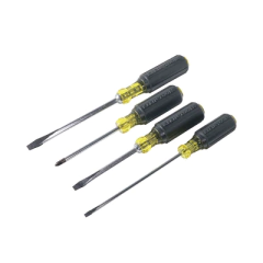 KLEIN TOOLS Juego de desarmadores de punta ranurada y Phillips de 4 piezas. 85105 - buy online