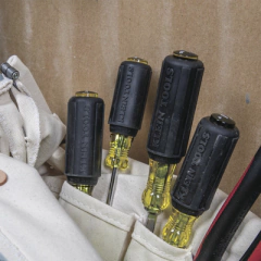 Image of KLEIN TOOLS Juego de desarmadores de punta ranurada y Phillips de 4 piezas. 85105