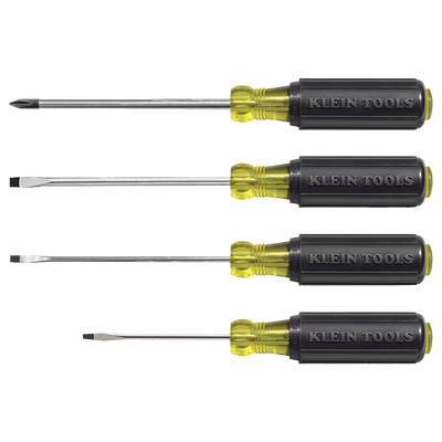 KLEIN TOOLS Juego de desarmadores miniatura de punta ranurada y Phillips de 4 piezas 85484