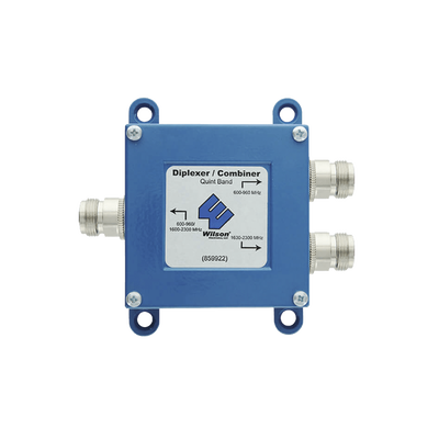 WILSONPRO / WEBOOST Diplexer/Combinador 600-960 MHz / 1630-2300 MHz, ideal para Amplificadores de señal celular de doble o triple banda. 859-922