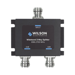 WILSONPRO / WEBOOST Divisor de potencia (Splitter) de dos vías para 700-2700 MHz. 859-957