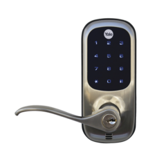 YALE-ASSA ABLOY Cerradura Autónoma YRL221 con Teclado Táctil y Manija 89066