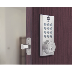 YALE-ASSA ABLOY Cerradura Digital con Teclado YDD114 / 10 usuarios/ Para Puerta Izq o Derecha de 60 a 70 mm 89071