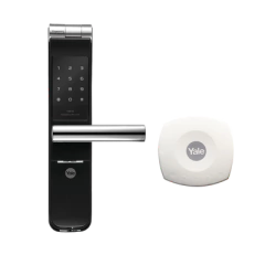YALE-ASSA ABLOY Kit de Hub con Cerradura con manija YMF40: Código, Biometria y apertura SMARTPHONE en cualquier parte el Mundo 89367