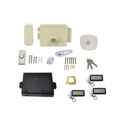 YALE-ASSA ABLOY Kit Cerradura Eléctrica 321DC Izquierda y Hub para Apertura a través de Smartphone en cualquier parte del mundo 89371