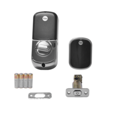YALE-ASSA ABLOY Cerradura ASSURE YRD256, Niquel Satinado/Teclado/ Para puertas Izq o Derecha de 35 a 57 mm de espesor/ Apertura por Smartphone 89385 - buy online
